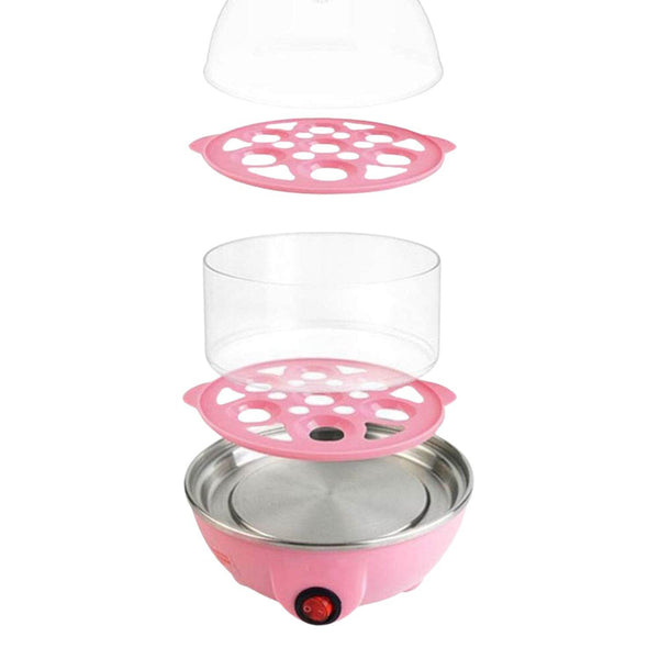 Egg Boiler / Poacher / Cooker / Electric Steamer (2 Layer) - Super Bachat