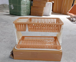 Kitchen Organizer Rack with Water Storing Tray / Dish Rack - Super Bachat