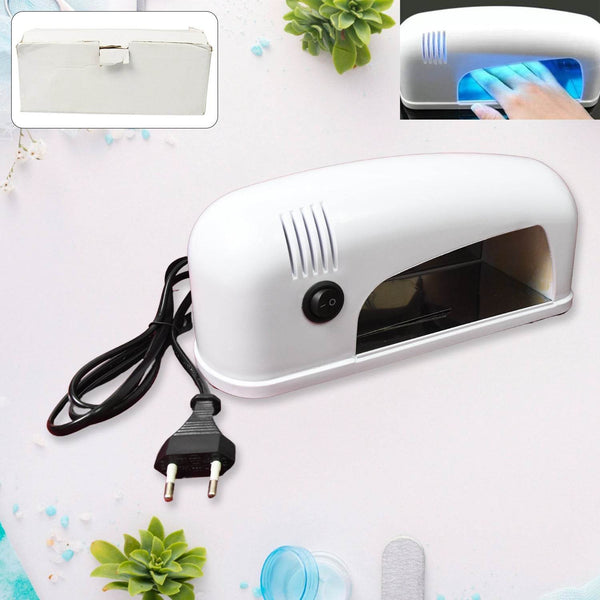 9W LED UV Lamp Nail Dryer Gel Nail Lamp Nail Curing Lamp (1 Pc) - Super Bachat