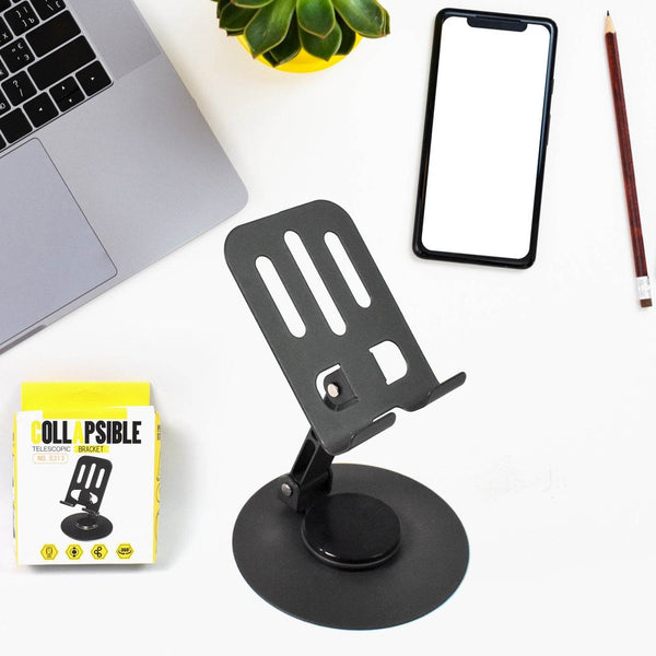 Mobile Stand Foldable & 360° Rotatable Mobile Stand (1 Pc) - Super Bachat