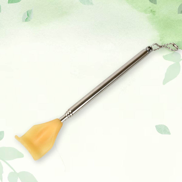 Back Scratcher Retractable Metal Tube Telescoping Massage Tool Portable Telescopic Back Scratchers for Women Men Adjustable 43cm, khujli (1pc) - Super Bachat