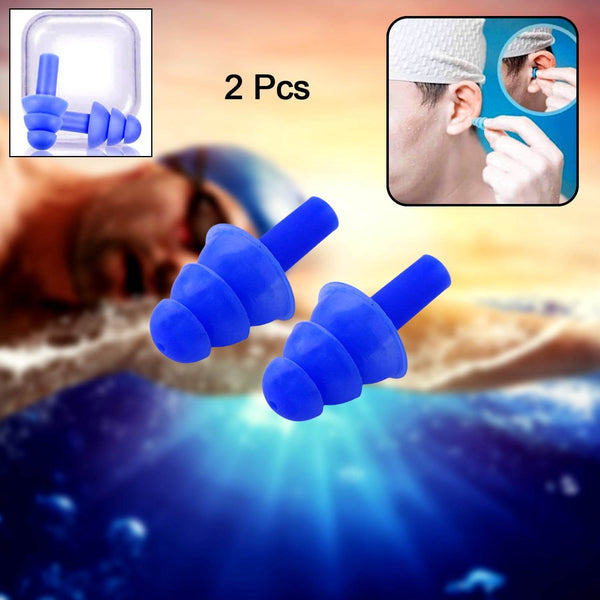 Safety Ultra Soft Foam Ear Plugs Reusable Ear Plugs for Sleeping, Travel, Loud Noises, Work, Learning, Snoring (2 Pc Set) - Super Bachat
