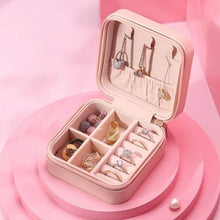 Mini PU Leather jewellery Box for Travel & Storage - Super Bachat