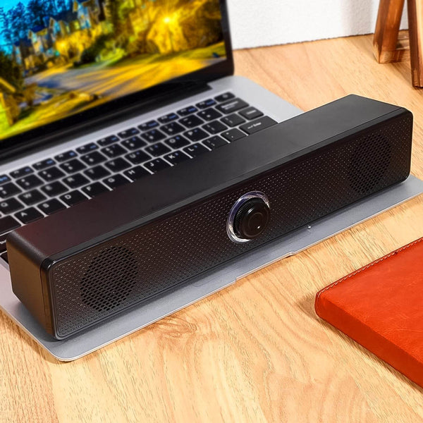 Desktop, Computer Speaker, Wired Plug and Play USB Powered Speaker (1 Pc) - Super Bachat
