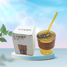Glass Coffee Mug with Straw & Lid: Perfect for Home & Travel - Super Bachat