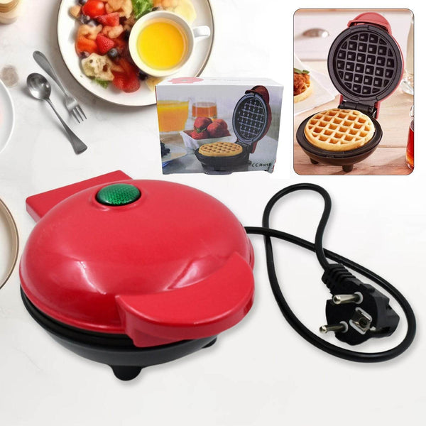 Mini Waffle Maker Machine Waffle Iron Home Appliances Kitchen Gift Easy To Clean, On-Stick Surfaces, Perfect Breakfast, Dessert, Sandwich, Cakes, Other Snacks Machine - Super Bachat