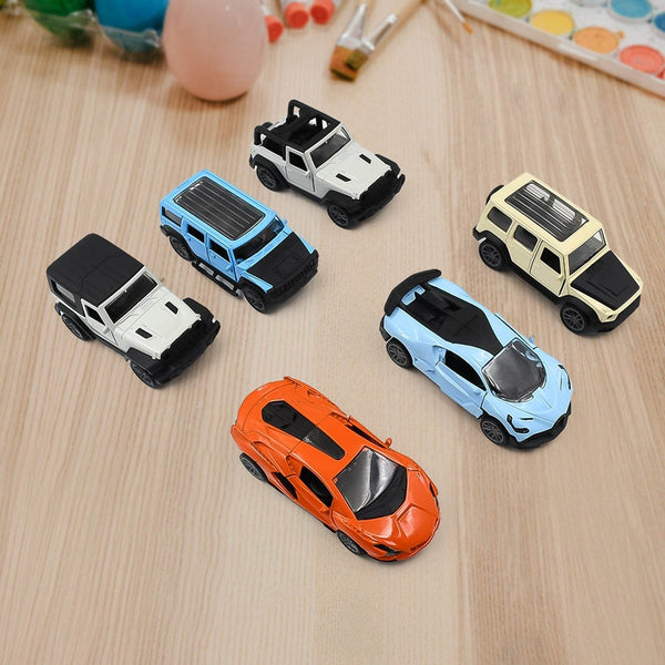 Mini Pull Back Car Widely Used By Kids (1 Pc / Mix Color / Design) - Super Bachat