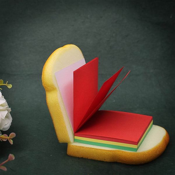 Sandwich Shaped Note / Sticky Notes / Memo Notes, Unique Mini Notes (Multicolor) - Super Bachat