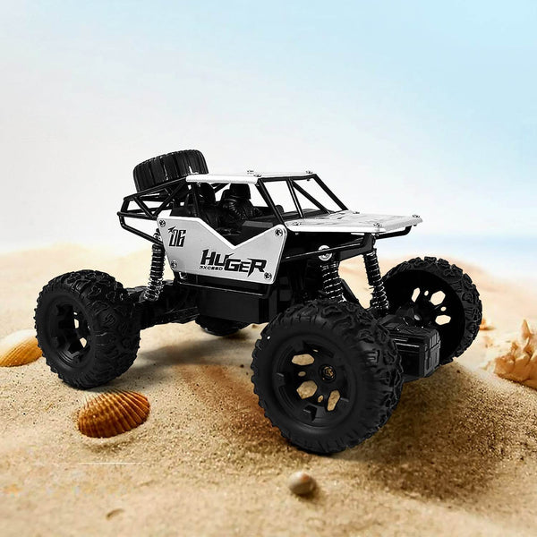 Rock Crawler Monster RC Truck All Terrain Stunt Racing Car Rechargeable Indoor Outdoor Toy Car - Super Bachat