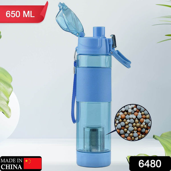 Alkaline Water Bottle, with Food Grade Plastic, Stylish and Portable (Particulates not included) - Super Bachat