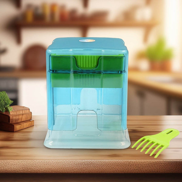 2 in 1 Potato Chipser / Slicer French Fries Maker Finger Chips | Plastic | Two Blades Finger Chips Cutter for Kitchen Accessory Vegetable Fruit Slicer (1 Pc)  - Super Bachat