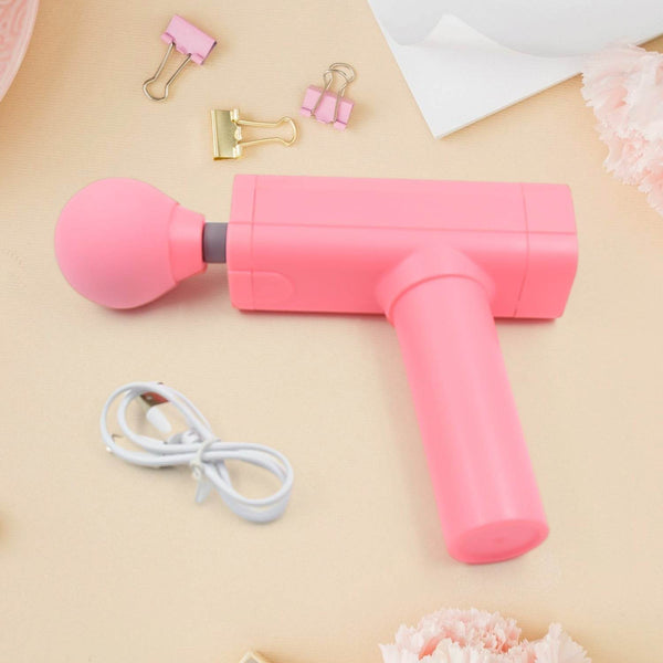 Massage Gun Deep Relax, Powerful Muscle Massager, USB Chargeable (1 Pc) - Super Bachat