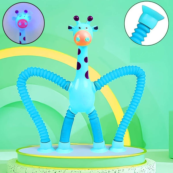 LED Giraffe Telescopic Suction Cup Toys (1 Pc) - Super Bachat