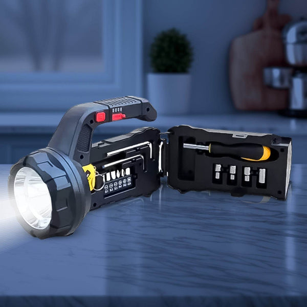 Multi Functional SOS Light With Tool Box, Torchlight (18 W) - Super Bachat