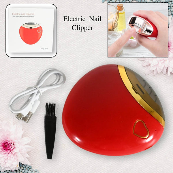 Electric Manicure Automatic Nail Electric Nail Clippers Nail File Electric Nail Drill Electric Nail Cutter Cuticle Nail Grinder Safe Nail Clipper Baby Abs Pedicure Scissors - Super Bachat