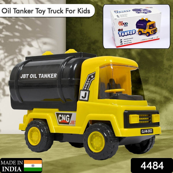 Big Heavy Duty Unbreakable Toy Truck with Sound | Friction Powered Oil-Water Tanker - Super Bachat
