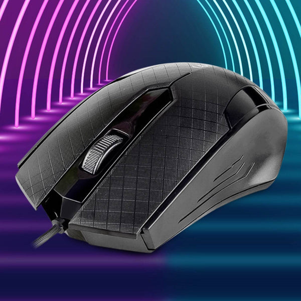 Computer / Laptop Wired Optical Mouse (1 Pc) - Super Bachat