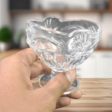 Glass Ice-Cream Cup Set, Home & Kitchen Serving or Dessert Cup (6 Pcs Set) - Super Bachat