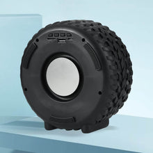Portable Tyre / Wheel Shape Wireless Bluetooth Speaker (1 Pc) - Super Bachat