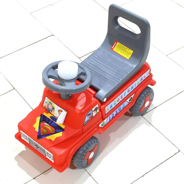 Baby Ride on Push Car for Kids | Kids Baby Big Car Ride on Toy with Backrest Musical Horn For Children Kids Toy Ride-on, Truck, Etc Suitable for Kids Boys / Girls | Ride on Baby Car for Kids to Drive Boys, Girls - Super Bachat