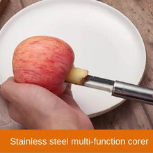Fruit Core Stainless Steel Set, Core Remover for Apple and Pear, Kitchen Prep Tool Fruit Core Remover Tool with Soft Handle, Apple Corer Stainless Steel, Kitchen Gadget Dishwasher Safe - Super Bachat