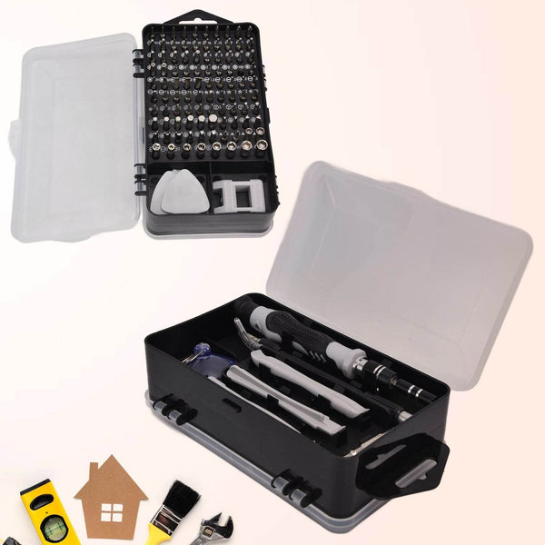 Screwdriver Electronic Laptop, Mobile Repair Tool Kit (117 Pcs Set) - Super Bachat