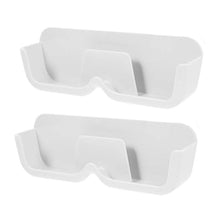 Wall Mount Sunglass Organizer Simple Space Saving Glasses Storage Box Eyewear Stand Holder for Showcase Bedroom Apartment With 2 pc Double Sided Adhesive Sticker (2 Pcs Set) - Super Bachat