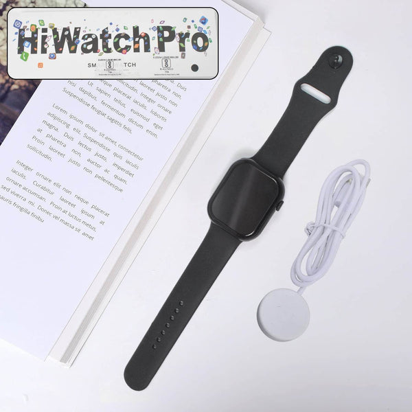 TX10 Pro Max Large Display Wireless Charging Smartwatch (1 Pc) - Super Bachat