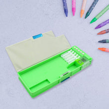 Multipurpose Compass Box (2 Compartments): Cartoon Pencil Case for Kids - Super Bachat