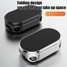 360 Degree Rotating Magnetic Car Phone Holder | Metal Folding Car Phone Holder | New Alloy Folding Magnetic Car Phone Holder (Pack of 1) - Super Bachat