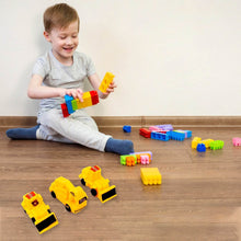 Vehicle Car Engineering Automobile Construction Car Toys Set for Children Kids Crane Excavator Road Roller Forklift Mixer Truck Transporter Truck Machine Construction Toys (6 Pcs Set) - Super Bachat