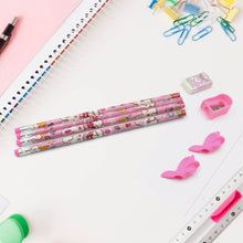 Kids' Stationery Kit: Wooden Pencils, Sharpener, Eraser, Diary (9 Pc Set) - Super Bachat