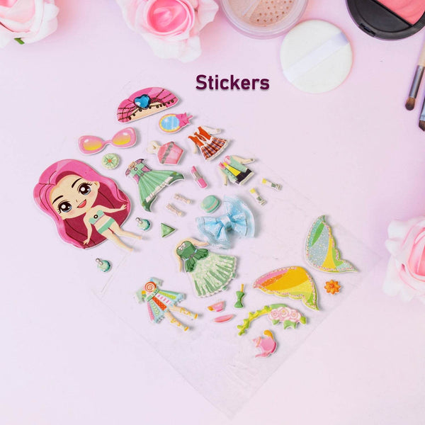 Multipurpose Adhesive 3D Stickers (1 Sheet /15×10 Cm) - Super Bachat