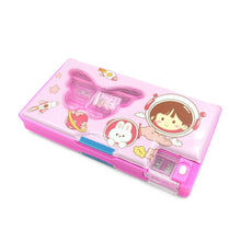 Printed Pencil Case for Kids (1 Pc): Multi-Compartment, Compass Box - Super Bachat
