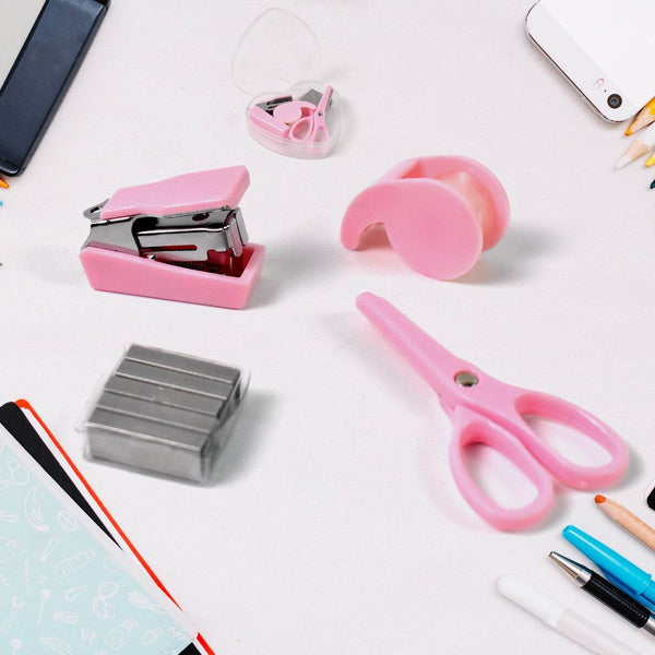 Mini Office Stationery Set (4 Pcs Set) - Super Bachat