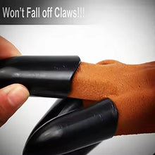 Garden Farming Gloves With Hand Fingertips & Plastic Claws (1 Pair) - Super Bachat