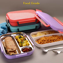 Premium Multi-Compartment Steel Lunch Box for Office, School & Travel - Super Bachat