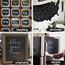 Blackboard Erasable Wall Sticker Chalkboard Sticker Removable Blackboard Wall Stickers Mural for Kids Room - Super Bachat