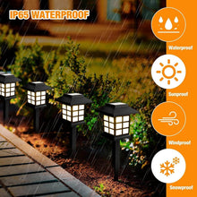 Solar Garden Lights, Outdoor Solar Landscape Lights, Waterproof Outdoor Solar Lights Walkway for Patio, Lawn, Yard, and Landscape (Pack of 2) - Super Bachat