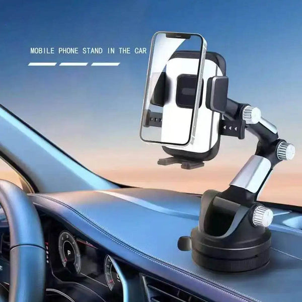Adjustable Long-Arm Suction Cup Car Phone Holder (1 Pc) - Super Bachat