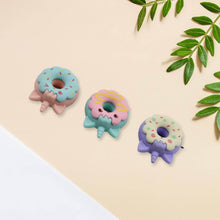 Tree Small Sized Cartoon Themed Non-Toxic Donut Erasers, School Stationery | for Kids - Boys & Girls | Birthday Gift |Return Gift (3pc Set) - Super Bachat