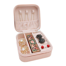 Mini PU Leather jewellery Box for Travel & Storage - Super Bachat