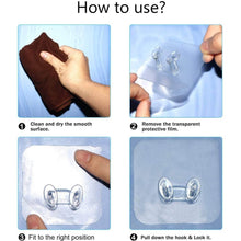 Transparent Self Adhesive Hook Seamless Drill Free Removable Wall Mounted Hanger As Toothbrush Holder Power Plug Socket Holder Waterproof and Oil Proof (1 Pc) - Super Bachat