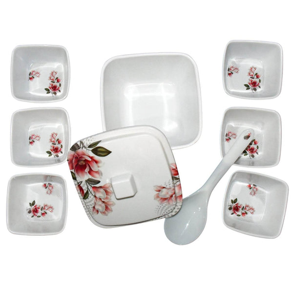 Hector High Quality Dinning Dinner / Pudding Set (9 Pcs set) - Super Bachat