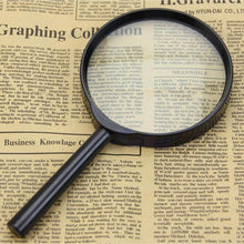 Magnifying glass Lens - reading aid made of glass - real glass magnifying glass that can be used on both sides - glass breakage-proof magnifying glass, Protect Eyes, 50 mm - Super Bachat