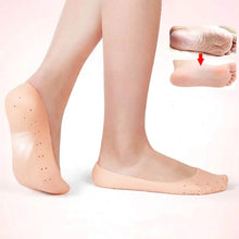 Anti-Crack Full Length Silicone Foot Protector Moisturizing Socks (1 Pair / Mix Size) - Super Bachat