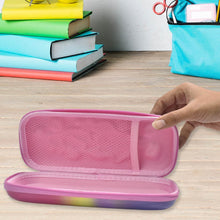 3D Cartoon Zipper Compass Box, Pencil Box (1 Pc) - Super Bachat