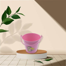 Small Metal Buckets with Handles, Bucket Plant Kids Pot Plant Succulents Metal Flower Bucket Metal Bucket Ice Bucket Metal Succulent Flower Pot Creativity (1 Pc) - Super Bachat