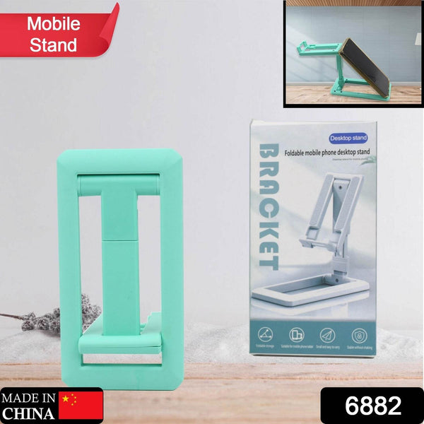 Mobile Phone Stand Mobile Phone Holder Table Adjustable Angle Height Foldable Non-Slip Sturdy Mobile Phone Holder Desktop Phone Holder for All Smartphones - Super Bachat
