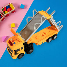 Realistic Long-Haul Toy Vehicle Transport Playset with Lights and Sound - Super Bachat